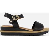 Tamaris Sandalen zwart Leer - Dames