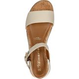 Tamaris - 1-28126-42 - Sandaal - Beige - Leer
