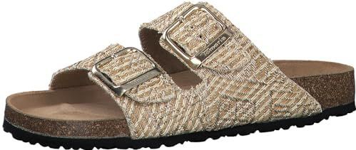 Tamaris 1-27534-42 damessandalen met binnenzool, Lt Gold Struct