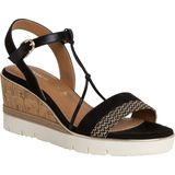 Tamaris - 1-28361-42 - Sandalen - Zwart combi