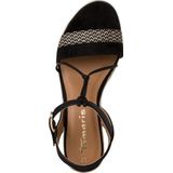 Tamaris - 1-28361-42 - Sandalen - Zwart combi