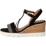 Tamaris - 1-28361-42 - Sandalen - Zwart combi