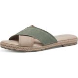 Tamaris Da.-Pantolette für Damen, grün, Gr. 40 EU