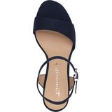 Tamaris Da.-Sandalette für Damen, blau, Gr. 38 EU