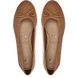 Vertbaudet - Kleutercollectie - Ballerina's - Leer - Geperforeerd met Geschulpte Afwerking