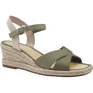 Tamaris Da.-Sandalette für Damen, grün, Gr. 36 EU