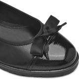 Tamaris - Ballerina - Zwart - Laklook - Touchit-voetbed