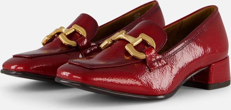 Tamaris - Loafers - Rood - Glanzend - Touchit-Voetbed