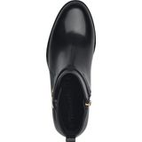 Tamaris - Enkellaarsjes - Zwart - Leer - Comfortabele Binnenzool