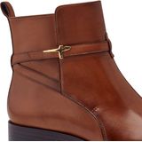 Boots in leer TAMARIS. Leer materiaal. Maten 37. Kastanje kleur