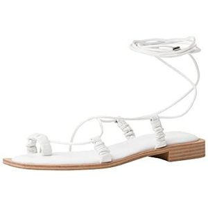 Tamaris 1-1-28105-28 platte sandalen voor dames, wit, 41 EU