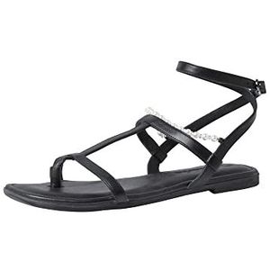 Tamaris 1-1-28155-38/001 BLACK Riemchensandalen  FS 2022 für Damen, schwarz, Gr. 39 EU