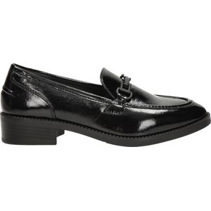 Tamaris Damesslipper, damesslipper, comfortabele voering, Touch-it-voetbed, zwart (patent), 37 EU