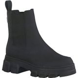 Tamaris Chelsea boots voor dames, uitneembaar voetbed, Zwart zwart uni, 40 EU