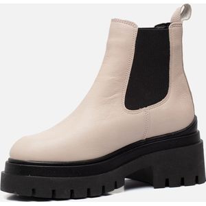Tamaris Chelsea boots beige Leer - Dames