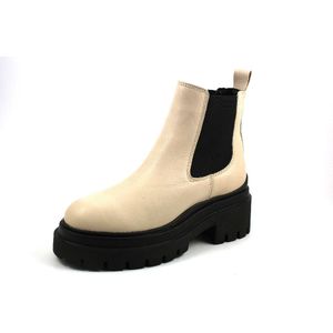 Tamaris Chelsea boots beige Leer - Dames