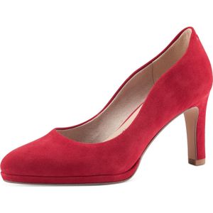 Tamaris Klassieke pumps voor dames, hakschoenen, Touch-it-voetbed, Rood Strawberry, 37 EU
