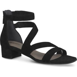 Tamaris Damessandalen, damessandalen, Touch-it-voetbed, zwart, 37 EU Schmal