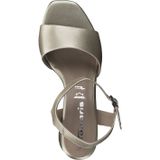 Tamaris Damessandalen, damessandalen, Touch-it-voetbed, Beige Champagne Met, 39 EU