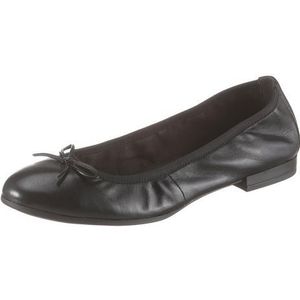 Tamaris Klassieke ballerina's voor dames, flats, Touch-it-voetbed, zwart, 36 EU
