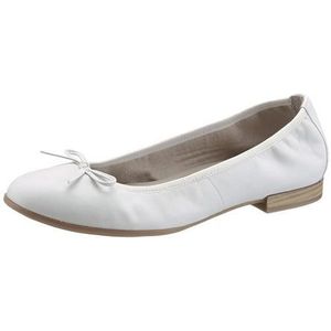 Tamaris ballerina`s wit Leer - Dames - Maat 37