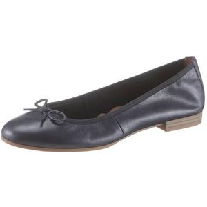 Tamaris Klassieke ballerina's voor dames, flats, Touch-it-voetbed, Donkerblauw, 37 EU