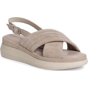 Tamaris Damessandalen, damessandalen, Touch-it-voetbed, taupe, 40 EU