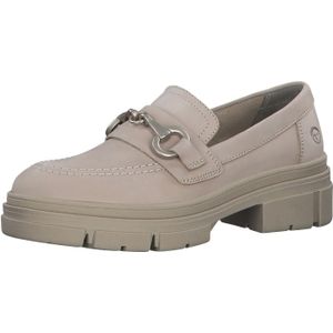 Tamaris Instappers taupe Leer - Dames - Maat 40