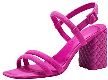 Tamaris - Donna 1-1-28358-20 - Damessandalen - Lipstick Comb - Gevoerde Touch-It-binnenzool