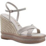 Tamaris - 1-1-28363-20 - Sandalen - Ivoor - Sleehak - Hakhoogte 11,5 cm
