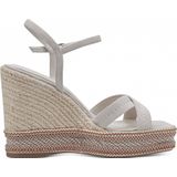 Tamaris - 1-1-28363-20 - Sandalen - Ivoor - Sleehak - Hakhoogte 11,5 cm