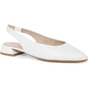 Tamaris Damessandalen, damessandalen, Touch-it-voetbed, wit wit leer, 36 EU