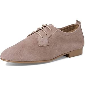 Tamaris Tamaris 1-1-23205-20 Damesschoenen, plat, Oxford, Taupe Bruin