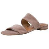 Tamaris Damesslipper, instapper, Touch-it-voetbed, Brandy suède., 38 EU
