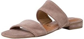 Tamaris Damesslipper, instapper, Touch-it-voetbed, Brandy suède., 38 EU