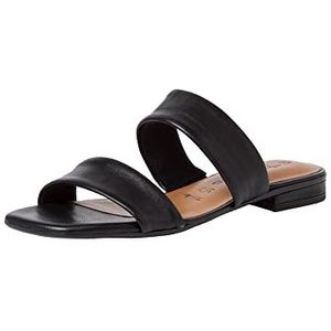 Tamaris Damesslipper, instapper, Touch-it-voetbed, zwart leder, 40 EU