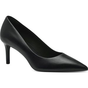 Tamaris, Schoenen, Dames, Zwart, 37 EU, Leer, Elegante Zwarte Gesloten Pumps