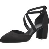 Tamaris - Pumps - Zwart - Imitatiesuède