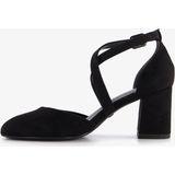 Tamaris - Pumps - Zwart - Imitatiesuède