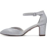 Tamaris - Essentials - Pumps - Zilver - Blokhak - Antisliptechnologie