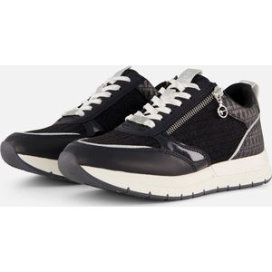 Tamaris Keilsneaker, Freizeitschuh, Halbschuh, Schnürschuh, trendige Metallic-Details