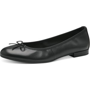 TAMARIS - Ballerina's - Zwart - Leer
