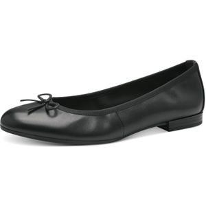 TAMARIS - Ballerina's - Zwart - Leer