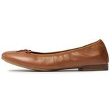 TAMARIS - Ballerina's - Kastanje kleur - Leer