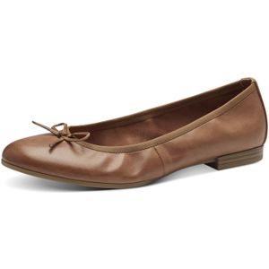 Tamaris - 1-22116-440 - Ballerina - Beige - Leer