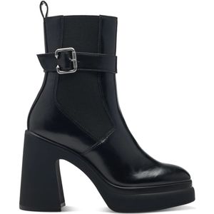 Tamaris, Zwarte Trendy Laarzen met Anti-Slide Technologie Zwart, Dames, Maat:36 EU
