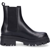 Tamaris - Chelsea Boots - Zwart - Chunky Zool - Blokhak 4,5 cm