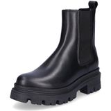 Tamaris - Chelsea Boots - Zwart - Chunky Zool - Blokhak 4,5 cm