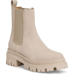 Chelsea boots in leer TAMARIS. Leer materiaal. Maten 38. Beige kleur