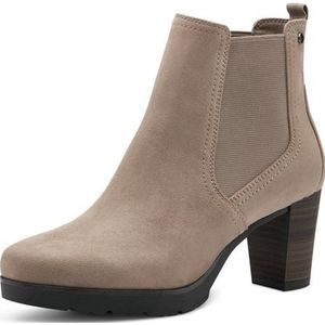 Tamaris Chelsea boots voor dames, 1-25929-41, wijd, taupe, 40 EU
